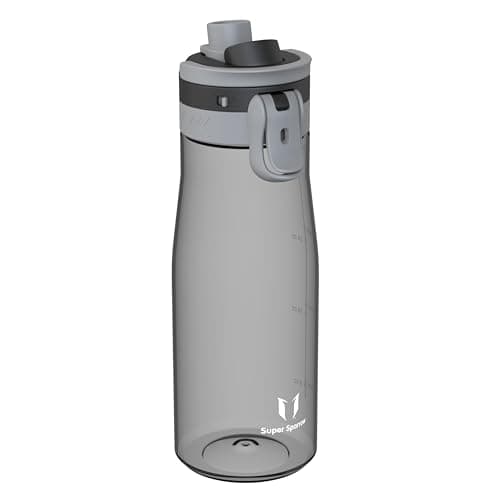 Super Sparrow Water Bottle 1000ml - One-Tap TouchGulp Bottle - Non-Toxic BPA Free - Lightweight & Sustainable Tritan Water Bottles for Sports, Travel, Outdoors