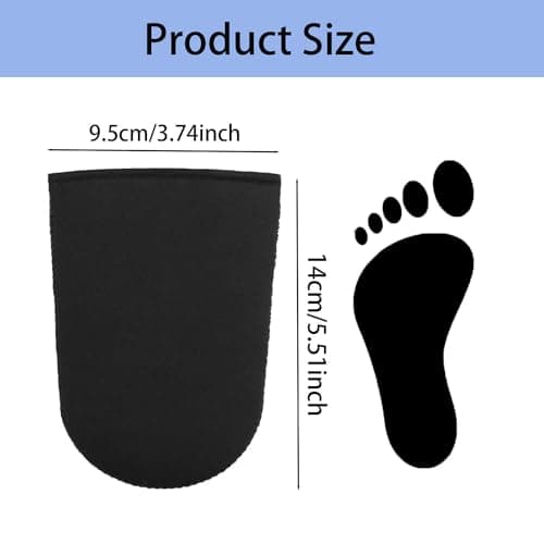 1 Pair of Reusable Neoprene Thermal Insulators – Portable Foot Warmers for Outdoor Activities like Biking, Running, and Hiking – Durable and Comfortable Design in Black — view 2