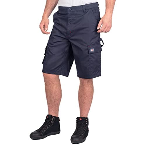 Lee Cooper Classic Multi Pocket Cargo Heavy Duty Easy Care Workwear Shorts, Navy, 38W — view 2