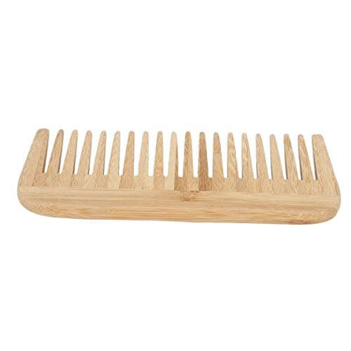 Taidda Wooden Wide Tooth Comb Scallop Design Hair Comb for Women Home Travel Bamboo — view 3