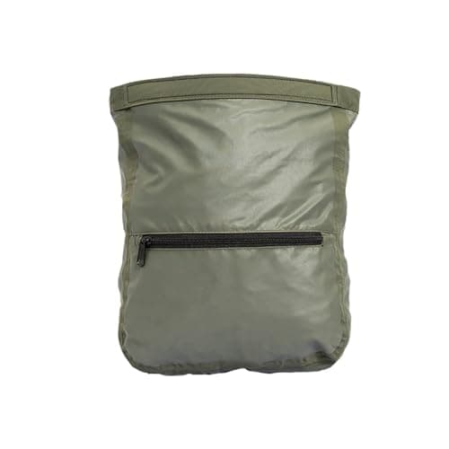 Red Original Unisex PFC-Free Waterproof Cross Body Bag - Lightweight, 100% Recycled Fabric, Practical Storage for all Weather, Walking, Boating, Cycling, Hiking, Camping, Beach (Olive Green, 7L) — view 4