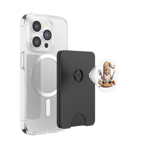 Pizza Gnome Grandpa For Pizza Lovers Funny Italy Travel PopSockets PopWallet for MagSafe — view 3