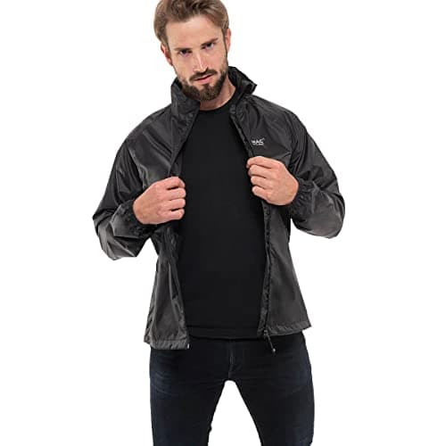 Mac in a Sac Origin II Waterproof Packable Jacket Unisex, Jet Black, XL — view 3