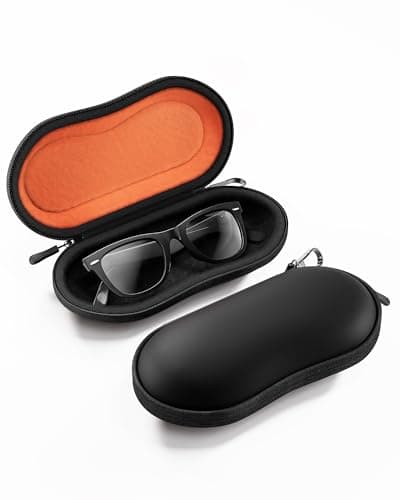ProCase Sunglasses Case, Hard Shell Glasses Case for Men Women -Black