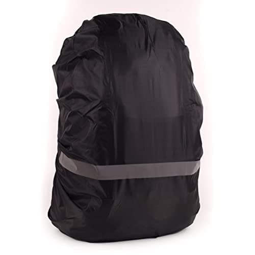 Shanrya Waterproof Backpack Cover Quick Dry Oxford Cloth Backpack Cover for Hiking (Fluorescent green) — view 2