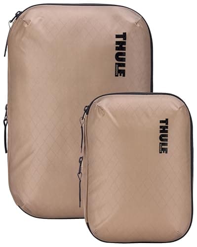THULE garment bag Compression Packing Cube Set Gentle Beige brown — view 2