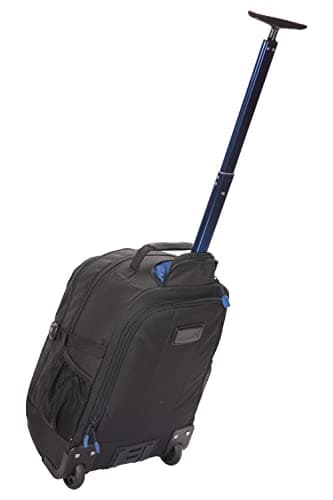 Mountain Warehouse Voyager 35L Wheelie Rucksack Jet Blac ONE — view 2
