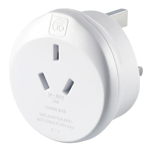 Go Travel Australia/China to UK Plug Adapter, Earthed, Compact — view 5