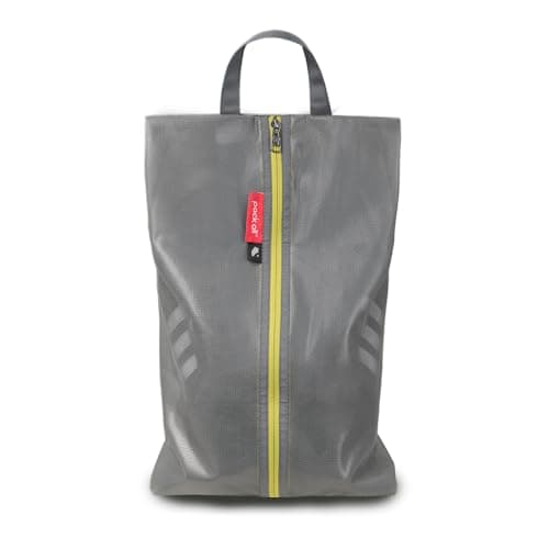pack all Plus-Sized Shoe Bags for Travel, Water Resistant Shoe Pouch, Grey