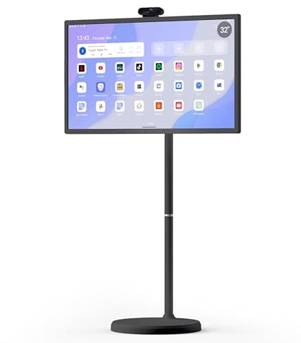 Cozyla Tablet TV: 32" Smart Portable TV on Wheels 1080P Touchscreen Monitor
