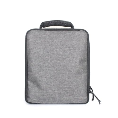 Pinafresa Waterproof Projector Carry Bag Universal Grey Handbag with Handle for Business and Travel Projector Storage Bag