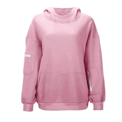 Mrat Kids Travel Hoodie with Eye Mask Built In Boys Girls Comfort Airplane Mode Travel Hoodies Long Sleeve Sweatshirt Pullover Autumn Winter Thermal Fleece Tops Activewear Unisex for Age 5-14 Years