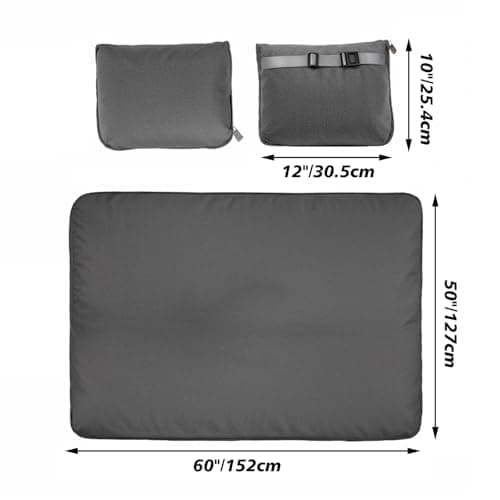 Wisebom Travel blanket 2 in 1, Soft and warm travel pillow and blanket, Ultralight Portable travel blanket airplane with soft bag pillowcase for Airline travel Business trip and Office (grey) — view 2