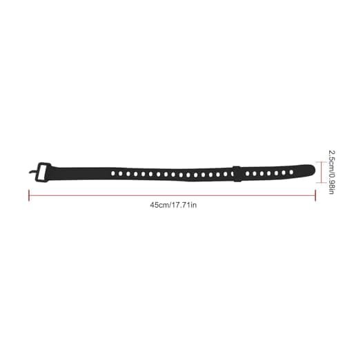 Compact Utility Strap with Clip, Rubber Cargo Clutch Strap, High-Strength Straps for Flashlight, Air Pump, Self-Defense Stick, Gloves, Multi-Purpose Straps Organizer for Outdoor, Travel, Home Use — view 4