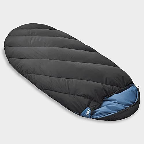 Pod Adult Sleeping Bag for Adults, Teens, Kids, 1 Person, 2 Season, Spacious, Comfortable, Warm, Portable, Indoor & Outdoor Use, Camping, Hiking, Backpacking, Travelling, Compression Bag (Black) — view 5
