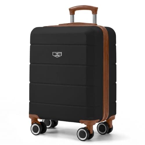 LUGG Jetset 15" Lightweight Cabin Suitcase - EasyJet Underseat Carry On Luggage, ABS Hard Shell, Scratch-Resistant Finish, Secure Lock, Smooth 360° Spinner Wheels (45x33x20cm)