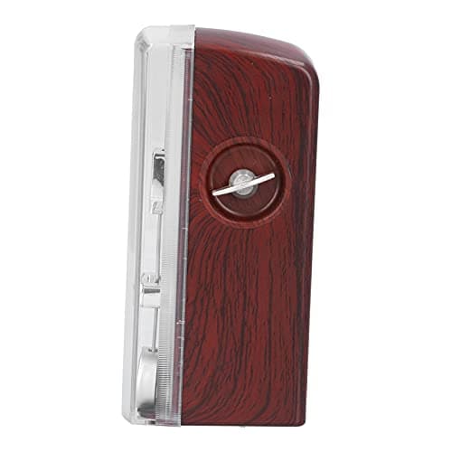 Mini Mechanical Metronome, Smooth Tidy Piano Metronome for Guitar for Ukulele (Burgundy)