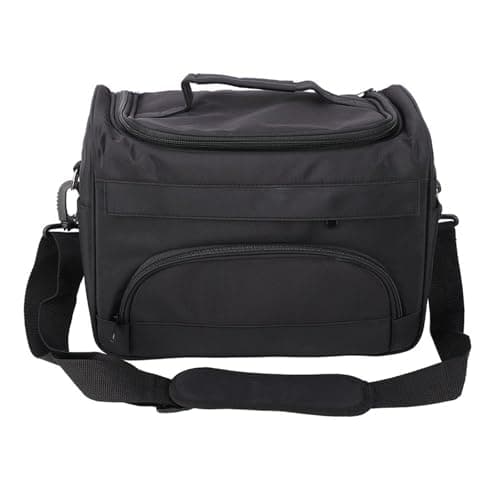 AKLOSIPY Large Capacity Pro Hairdressing Hair Equipment Salon Tool Carrying Bag – -Duty 1680D Ballistic Nylon Travel Storage Case with Insulated Sleeves, Multiple Pockets & Shoulder Strap