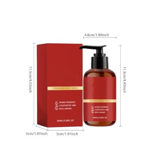 Body Wash, Santal Body Wash for Men, Smooth Skin, Attraction Confidence, Daily Hygiene Travel Him Home Male 100ml (1pcs) — view 2