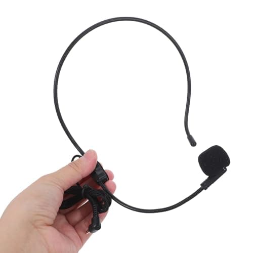 HOMOBABE Wired Headset with Microphone, Noise Cancelling Earset Mic, Black, 4 Pack, Nylon Sponge Steel Abs, for Singing, Teachers, Coaches, Lectures — view 4