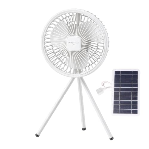 Samuliy Solar Powered Fan Floor Desk Air Blowing Device with Tripod Stand