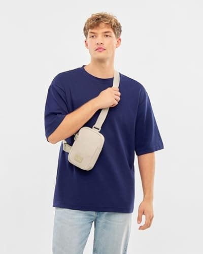 Johnny Urban Sling Bag Women & Men Beige - Arthur - Cross Body Bag with Adjustable Strap for Leisure, Festival, Travel - Shoulder Bag with Room for Phone, Keys, Wallet - Water Repellent — view 2