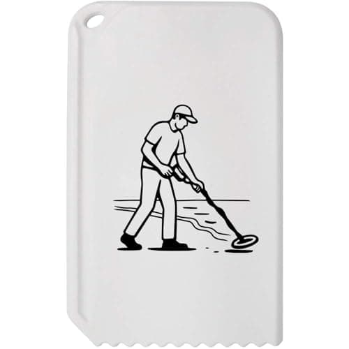 Azeeda 'Man Metal Detecting' Car Ice Scraper (IC00044990)
