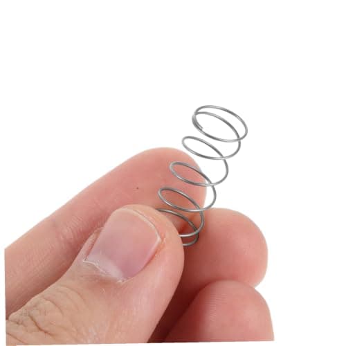 SUPVOX 10pcs Water Bowl Compression Spring Stainless Steel Waterer Spring for Poultry Livestock Farm Silver 0.5mm Wire Diameter 9.5mm Od — view 4