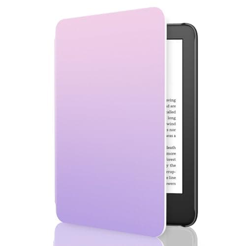 MoKo Case Fits 6" Kindle Basic 11th Generation 2024/2022, Gradient Purple