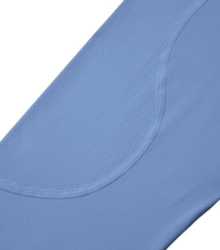 TCA Men's SuperThermal Compression Base Layer Top Long Sleeve Thermal Under Shirt - Ice Blue, L — view 5