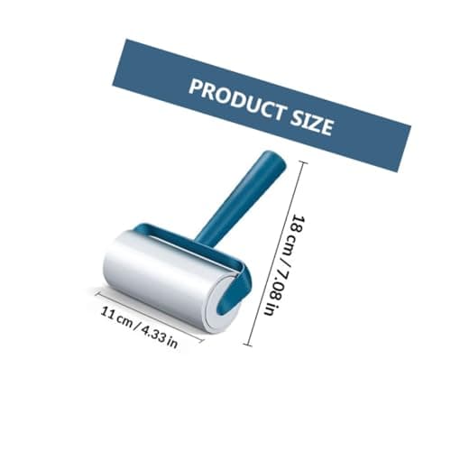 Kichvoe Pet Hair Lint Remover Roller 4pcs Set with Handle and 3 Adhesive Refill Rolls, Sticky Hair Removal Tool for Dog and Cleaning, Portable Grooming Accessory for Home and Travel — view 2
