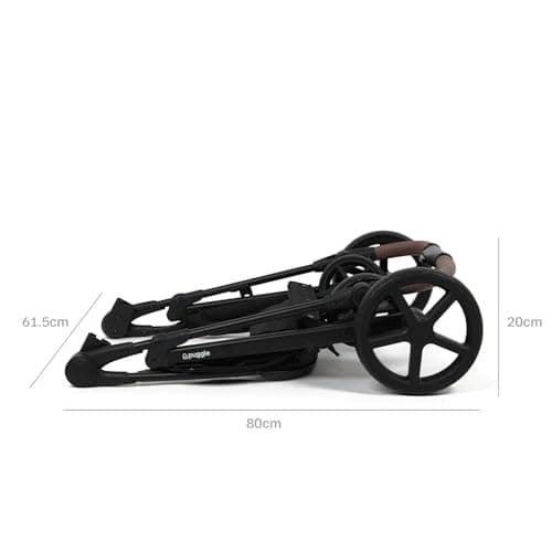Puggle Monaco XT 2-in-1 Pram & Pushchair Travel System (Navy) — view 6