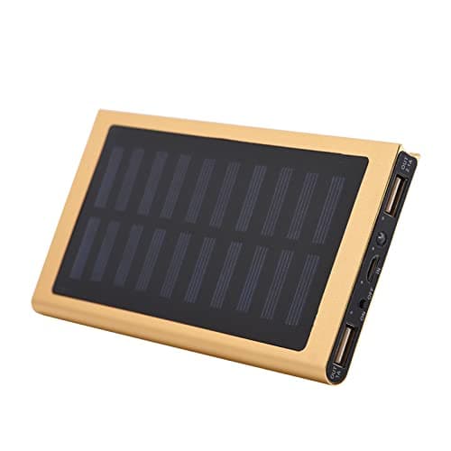 Cocoarm Diy Solar Power Bank Kit 10000mah Dual Usb Fast Charge (Gold) — view 5