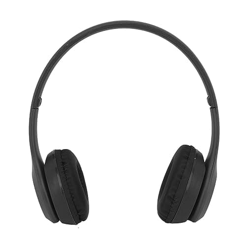 Fawfose Wireless Headphones, Bluetooth Folding Headset with 32GB Card Slot 400mAh Battery for Music Lovers and Sports Enthusiasts (Black) — view 5