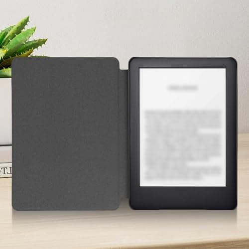Fiorky PU Leather Case for Kindle Paperwhite 12th Gen & Signature Edition 7" - Auto Sleep/Wake, Waterproof, Multicolor, Unisex eReader Case — view 4