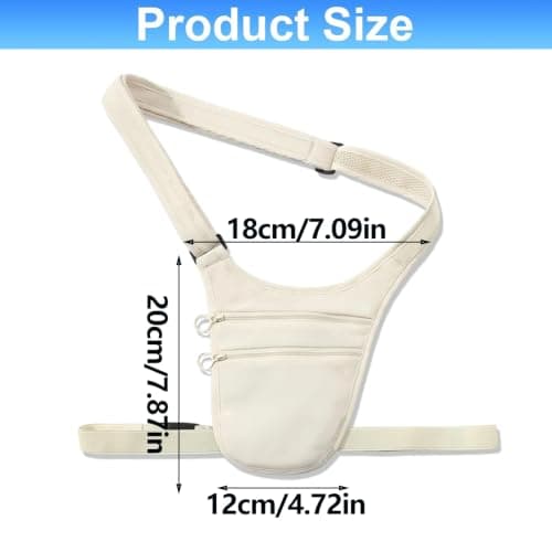 Anti Theft Travel Money Belt, Hidden Waist Pouch for Men and Women — view 2
