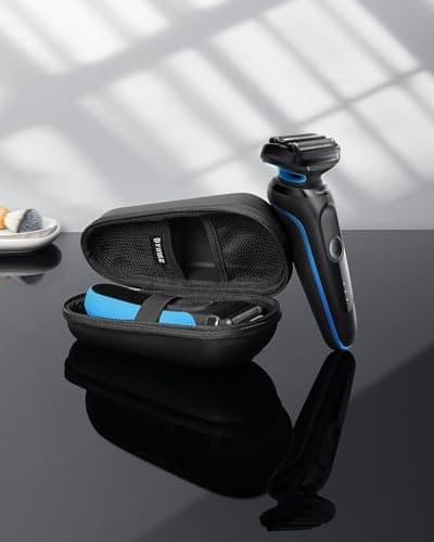 Yinke Case for Braun Series 3/5/7/9 Electric Razor Shaver, Hard Travel Protective Case, Extra Room for Accessories and Charger — view 6