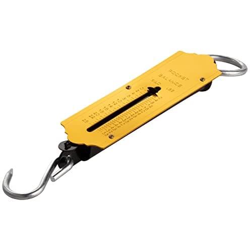 Jazooli Hanging Weight Scale - Commercial, Luggage Scale, Suitcase Weighing Scales with Metric and Imperial Measurements -Heavy Duty Design Camping & Travel Essentials 25 KG — view 4