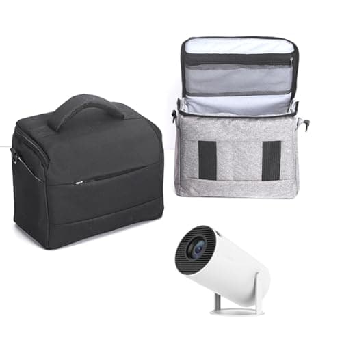 YRREATY Projector Bag Compact Shockproof Case Grey Travel — view 2