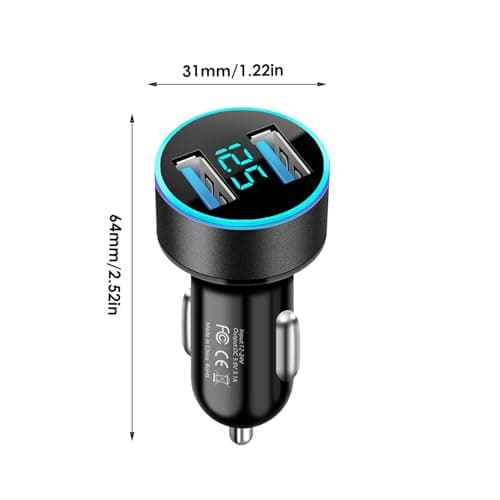 USB C Car Charger 2-Port Smartphone Charging Device — view 5