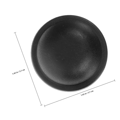 OFFIGAM DIY Accessories 4pcs Black Round Plastic Bag Feet for Backpack Trolley Base and Suitcase Repair — view 2