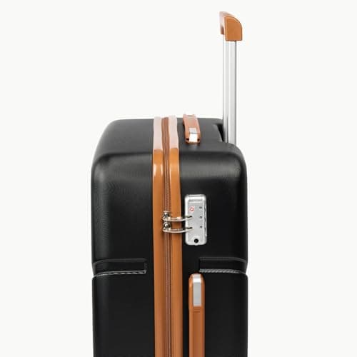Cosbarn Luggage Sets 5 Piece with TSA Lock Spinner Wheels, Unisex Hard Case ABS Suitcase Set (Rosegold) — view 4