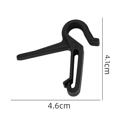YehVeh 20 Pack Car Vent Hook Hanger Replacement Clips Mount Key Holder for Car Air Vent Pouch Storage Bag Organizer with Pocket Hanging Phone Holder Newspaper Bags Car Trash Bag Face Mask — view 3