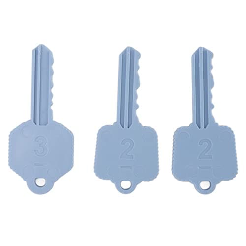 Adfaga Learning Locks Educational Slideable Car Shape with Keys for Fine Motor Skills Development Early Learning Puzzle Game for Boys Girls Ages 6 Months and Up Travel Birthday Ch — view 2