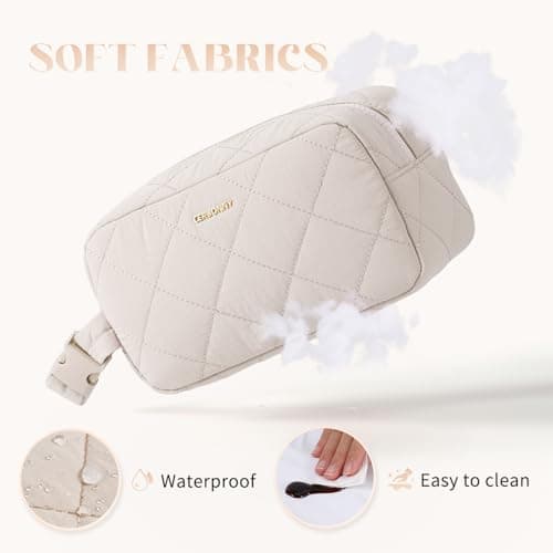 Cerbonny Small Cool Bag, Freezable Lunch Bag with Ice Packs, Beige — view 5
