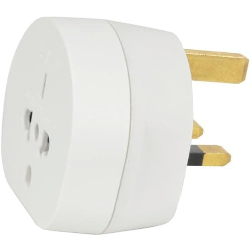 Mercury | Universal World to UK Travel Adaptor | 13A Fused Plug Converter EU, USA, Australia, China, New Zealand & More | Socket Adapter for Electric Razor, Toothbrush, Chargers, Shavers & Appliances — view 6