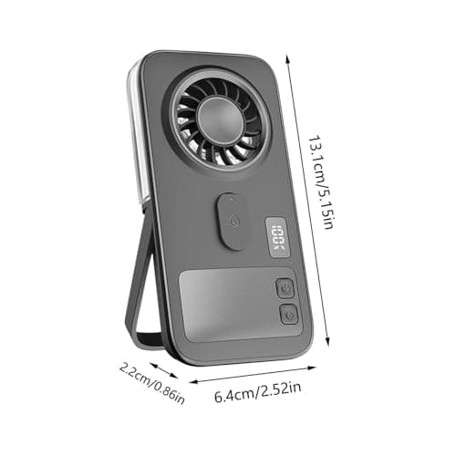 Portable Fan with Mist - Battery Operated Handheld Slim - Handheld Fan Rechargeable Small Mister - for Home Office Indoor Outdoor Summer Camping Hiking Fishing Travel Trip Women Men — view 5