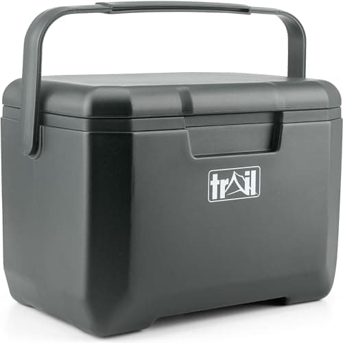 Trail 5L Cool Box with Ice Block, Dark Grey