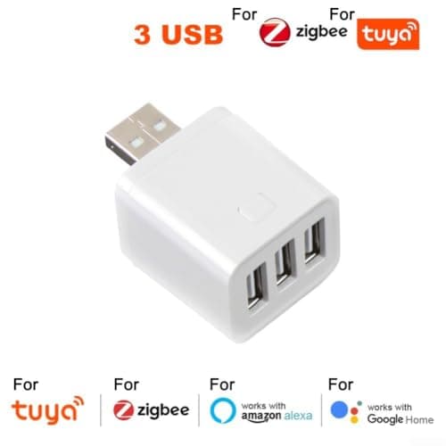 for tuya for zigbee Smart USB Adapter 1-3 Gang Voice Control — view 2