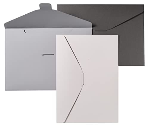 Veloflex Grey Elegance 4530781 Document Wallet Set of 3 DIN A4 with Buckle Fastener 240 g/m² Suitable for Approximately 40 Sheets